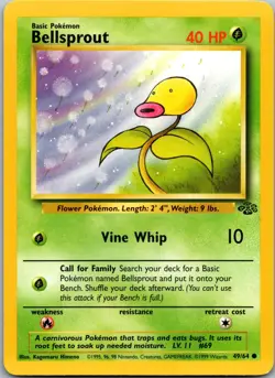 Bellsprout 49/64 - Jungle Pokemon TCG LP - Image 1