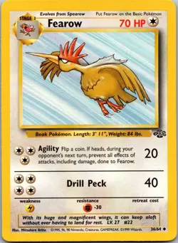Fearow 36/64 - Jungle Pokemon TCG LP - Image 1
