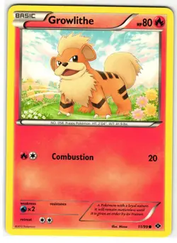 GROWLITHE 11/99 NEXT DESTINIES ENGLISH POKEMON TCG - Image 1