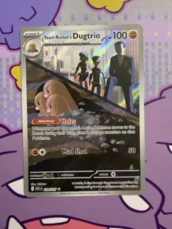 Pokemon TCG Team Rocket’s Dugtrio 239/217 Illustration Rare Ascended Heroes - Image 1
