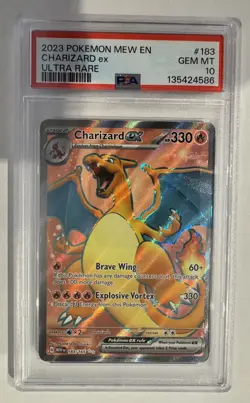Pokemon Charizard ex 183/165 - Scarlet & Violet 151 Ultra Rare Holo PSA 10 TCG - Image 3
