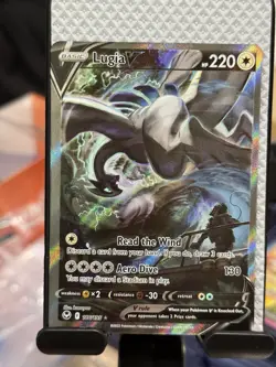 Pokemon 2022 Silver Tempest Lugia V 186/195 Alt Art Near Mint NM+ - Image 2