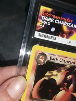 Pokemon TCG Dark Charizard 4/82 Rare Holo Team Rocket WOTC, Vintage Ace 9 - Image 4