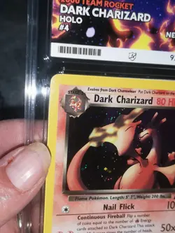 Pokemon TCG Dark Charizard 4/82 Rare Holo Team Rocket WOTC, Vintage Ace 9 - Image 5