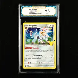 TQG 9.5 Mint+ 2021 Pokemon ENG Solgaleo #SWSH-CB E 021/025 R - Image 1