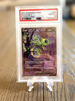 Pokemon Celebi V Fusion Strike Full Alt Art #245 PSA 10 Gem Mint - Image 1