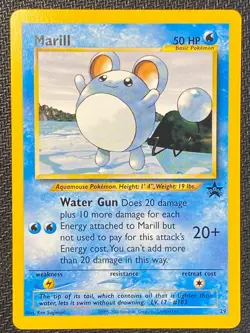 Pokemon TCG Marill Wizards Black Star Promos 29 Regular Promo - Image 1