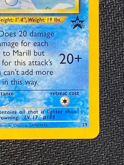 Pokemon TCG Marill Wizards Black Star Promos 29 Regular Promo - Image 5