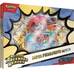 POKEMON ASCENDED HEROES Mega Feraligatr EX Box English PREORDER releases 4/24 - Image 1