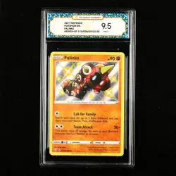 TQG 9.5 Mint+ 2021 Pokemon ENG Falinks #SWSH-SF D SVO74/SV122 SR - Image 1