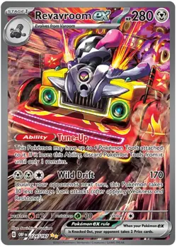 Revavroom ex 224/197 Special Illustration Rare Obsidian Flames Pokemon TCG - Image 1