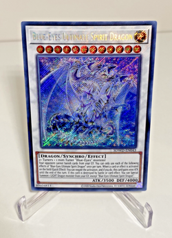 Yugioh / Blue-Eyes Ultimate Spirit Dragon / SDWD-EN043 / Secret Rare / 1st Ed - Image 1
