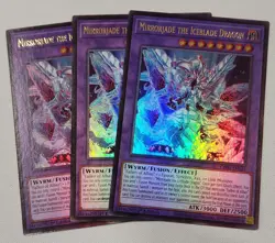 Yu-Gi-Oh [x3] Mirrorjade the Iceblade Dragon [x3] CH01-EN042 M/NM - Image 1