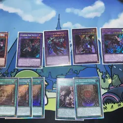 Yu-Gi-Oh Dark Magician of Destruction + full azamina diabellstar + gaze & wanted - Image 2