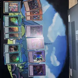 Yu-Gi-Oh Dark Magician of Destruction + full azamina diabellstar + gaze & wanted - Image 3