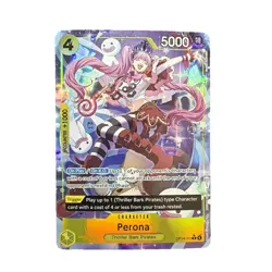 One Piece CCG Perona The Azure Sea's Seven Parallel Rare Foil OP14-111 NM - Image 1