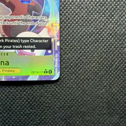 One Piece CCG Perona The Azure Sea's Seven Parallel Rare Foil OP14-111 NM - Image 3