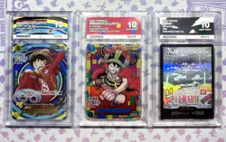 Luffy OP07-109 + P-110 + Elbaph Don ACE 10 One Piece Day 25 & 25 Promo Set 3Pcs - Image 1