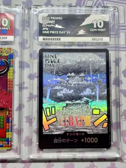 Luffy OP07-109 + P-110 + Elbaph Don ACE 10 One Piece Day 25 & 25 Promo Set 3Pcs - Image 4