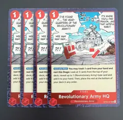 One Piece - Revolutionary Army HQ OP05-021 Foil Playset (x4) NM - Image 1