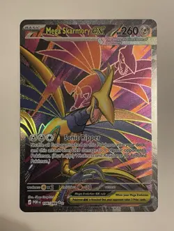Pokemon TCG Mega Skarmory EX Ultra Rare Full Art 106/088 Perfect Order - Image 1