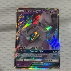 Pokemon Mewtwo GX Holo Ultra Rare TCG Card Hidden Fates 31/68 - Image 1