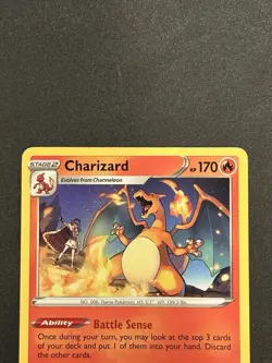 Charizard - New 2025 McDonalds Happy Meal Pokemon Dragon Discovery Card 001/015 - Image 2