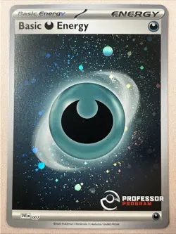 Pokemon Card Basic Darkness Energy Cosmos Holo Promo (2023) Professor Program NM - Image 1