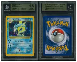 Pokemon Card Gyarados 6/102 Italian Base Set BGS 9.5 GEM MINT - Image 3
