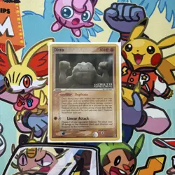 Pokemon Ditto Delta Species 62/113 Reverse Holo Common 60 HP (Geodude) Card - Image 1