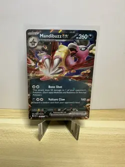 Pokemon Ascended Heroes Mandibuzz EX 139/217 Rare Holo ASCN NM Pokemon TCG Card - Image 1