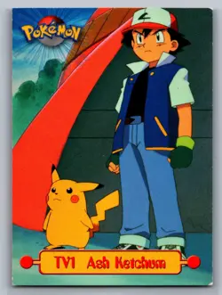 1999 Pokemon TV Animation Edition Series 1 Topps #TV1 Pokemon Pokemon Card - Image 1