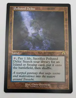 Polluted Delta Modern Horizons MH3 Retro Regular MTG Magic Gathering #438 x1 1x - Image 1