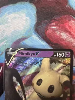 Pokemon TCG Mimikyu v Holo Ultra Rare Card Brilliant Stars 068/172 - Image 2