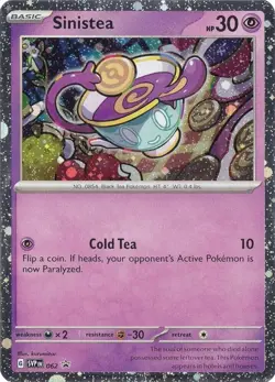 Pokemon Card SVP Promo Sinistea 062 Near Mint - Image 1