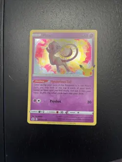 2021 Mew Holo Rare Pokemon TCG Celebrations Card 011/025 - Image 1