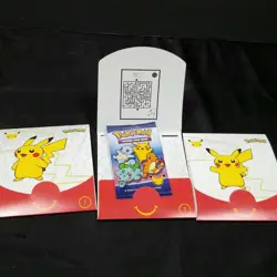 Pokemon 25th Anniversary McDonalds Promo Trading Card Game SEALED 3 Packs - Image 1