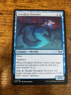 MTG Duskmourn U Floodpits Drowner #0059 TCG MAgic the gathering - Image 1