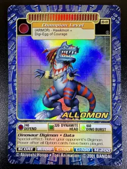 Digimon Allomom BO-191S Card 2001 Digi-Battle Series 4 Bandai Holo Rare Nm/M - Image 2