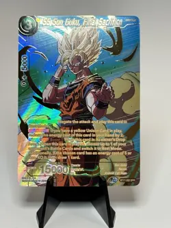 SS Son Goku Final Sacrifice SPR BT17-093 Dragon Ball Super Card NM/M Foil - Image 1