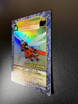 Digimon Flybeemon BO-190S Card 2001 Digi-Battle Series 4 Bandai Holo Rare Nm/M - Image 4