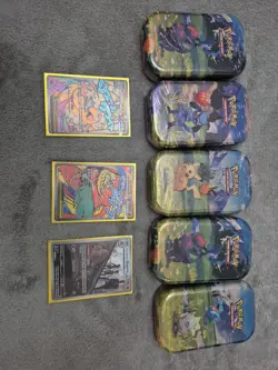 Mega Dragonite Ex 271 Plus 5 Sealed MIN TIN AND ADDITIONAL CARDS. - Image 2