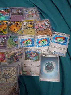 Pokemon TCG Mixed Card Lot Pikachu Raichu Lapras Magneton Hawlucha Holo Trainer - Image 1