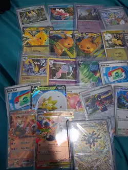 Pokemon TCG Mixed Card Lot Pikachu Raichu Lapras Magneton Hawlucha Holo Trainer - Image 2
