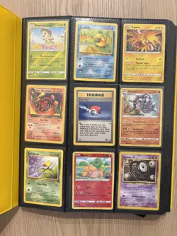 TCG Pokemon WOTC Cards in binder holos rares reverse holos vintage + modern 350+ - Image 1