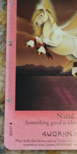 Rare Shiny Bella Sara Naiad Card S11/17 from Ancient Lights Series 2007 - Image 3