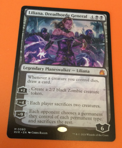 Liliana, Dreadhorde General [Ravnica Remastered] NM near mint - Image 1