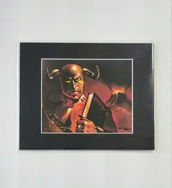 MTG Demonic Tutor & Frozen Shade Art Print Set Signed by Douglas 2pcs Limited - Image 3