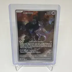 Pokemon TCG Mewtwo SVP 052 Scarlet Violet 151 Black Star Promo - Image 1