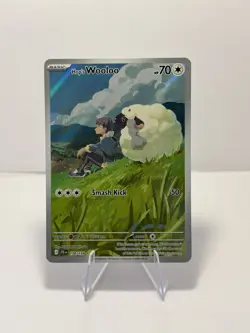 Pokemon TCG Hop's Wooloo 170/159 Illustration Rare Journey Together NM - Image 1